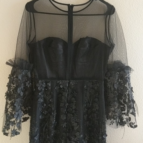 Milly Evening Mesh Dress 4 - Picture 6 of 8